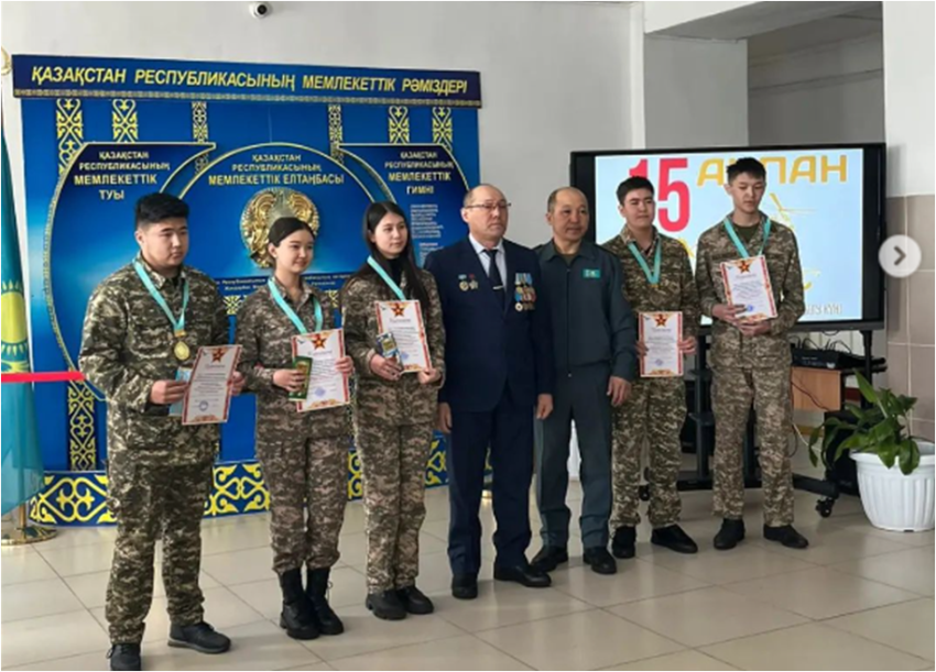 Мектепішілік әскери-патриоттық сайыс болып өтті