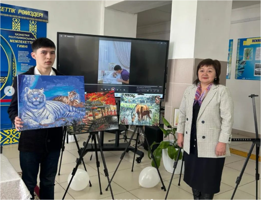 "Мектебім - мейірім мекенім" атты шығармашылық көрме ұйымдастырылды.