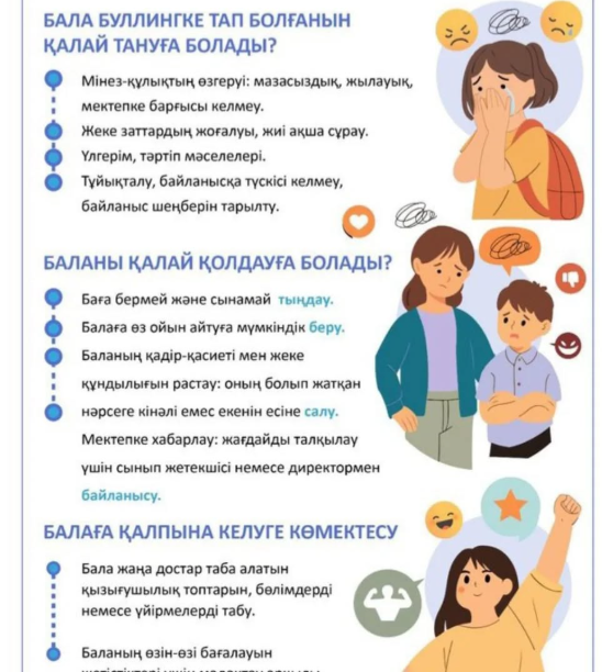 Буллингке қатысты кеңестер