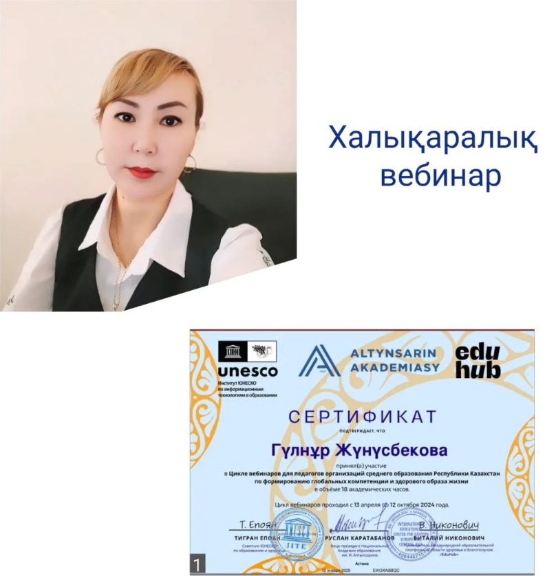 Халықаралық вебинар