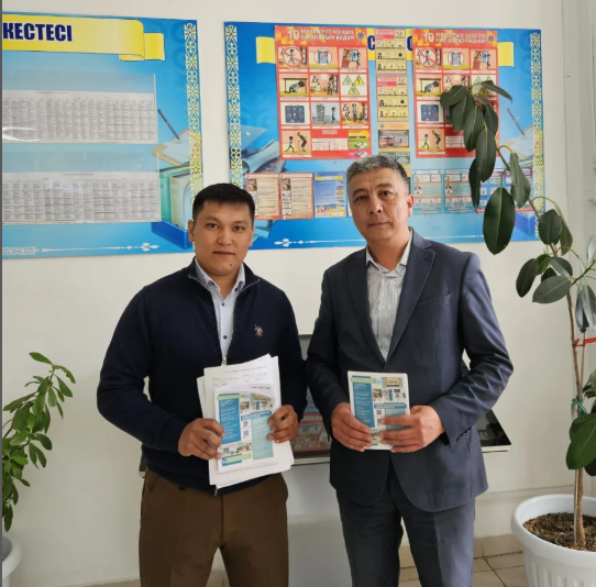 Мектебімізде жоспарланған кәсіби бағыт бағдар беру жұмысы ұйымдастырылды.