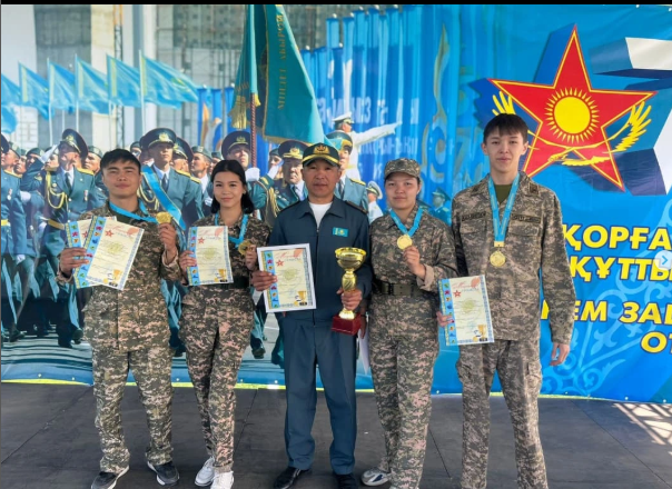 Ұлы Жеңістің 80 жылдығына және Отан қорғаушылар күніне арналып өткізілген мектеп оқушылары арасындағы аудандық әскери-бессайыс ойындарында мектеп оқушылары командалық есепте 1-орын алды.